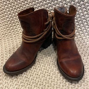 Freebird by Steven Casey leather ankle boot.